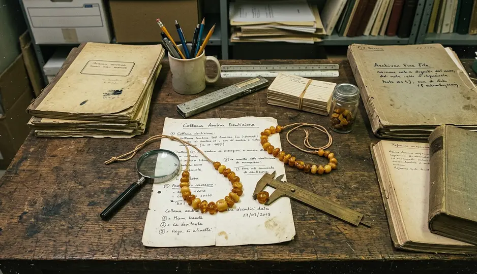 Image showing collana_ambra_dentizione